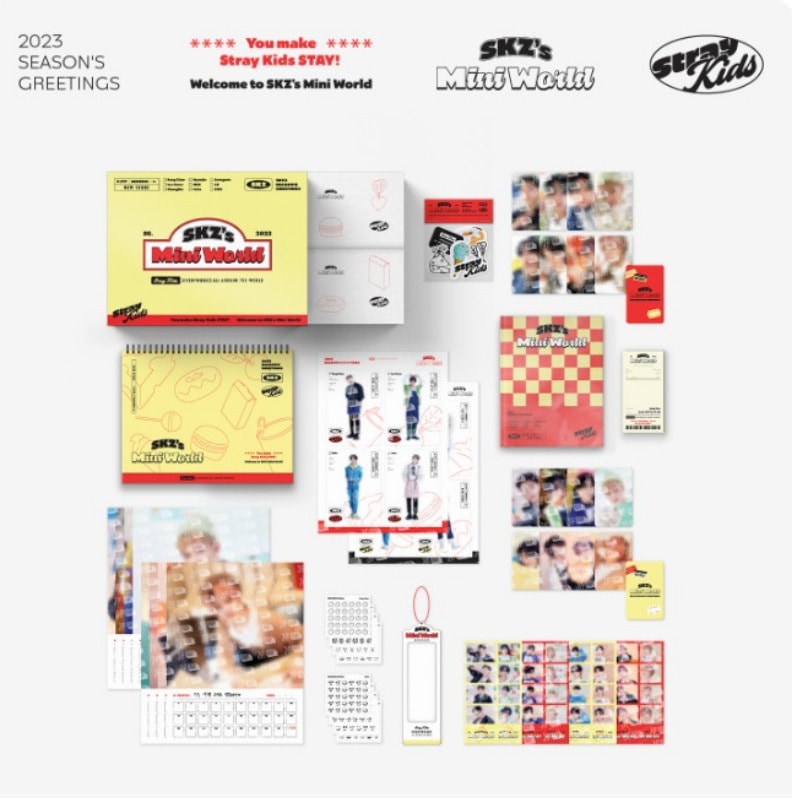 [特典贈呈!][STRAYKIDS 2023 SEASONS GREETINGS SKZ MINI WORLD