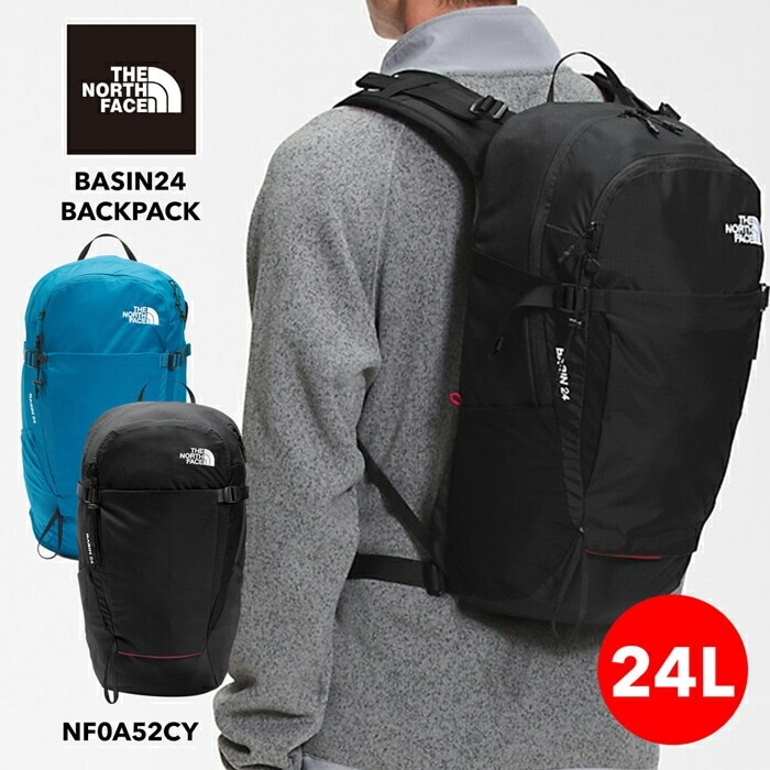 【SHOPクーポンあり】バッグ メンズ レディース 24L 軽量 レインカバー 撥水 ボトルポケット スポーツ アウトドア ベイスン ブラック ビビットカラー ユニセックス リュック レインカバー N