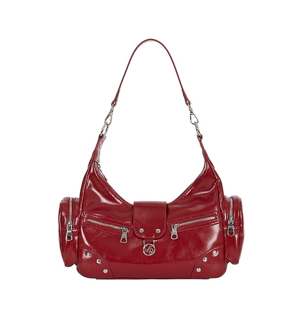早期完売★ILLIGO★Ruby Stud Shoulder Bag★日本未入荷★大人気 MUSINSA公式 | ILLIGO Amber Buckle Shoulder Bag Beige