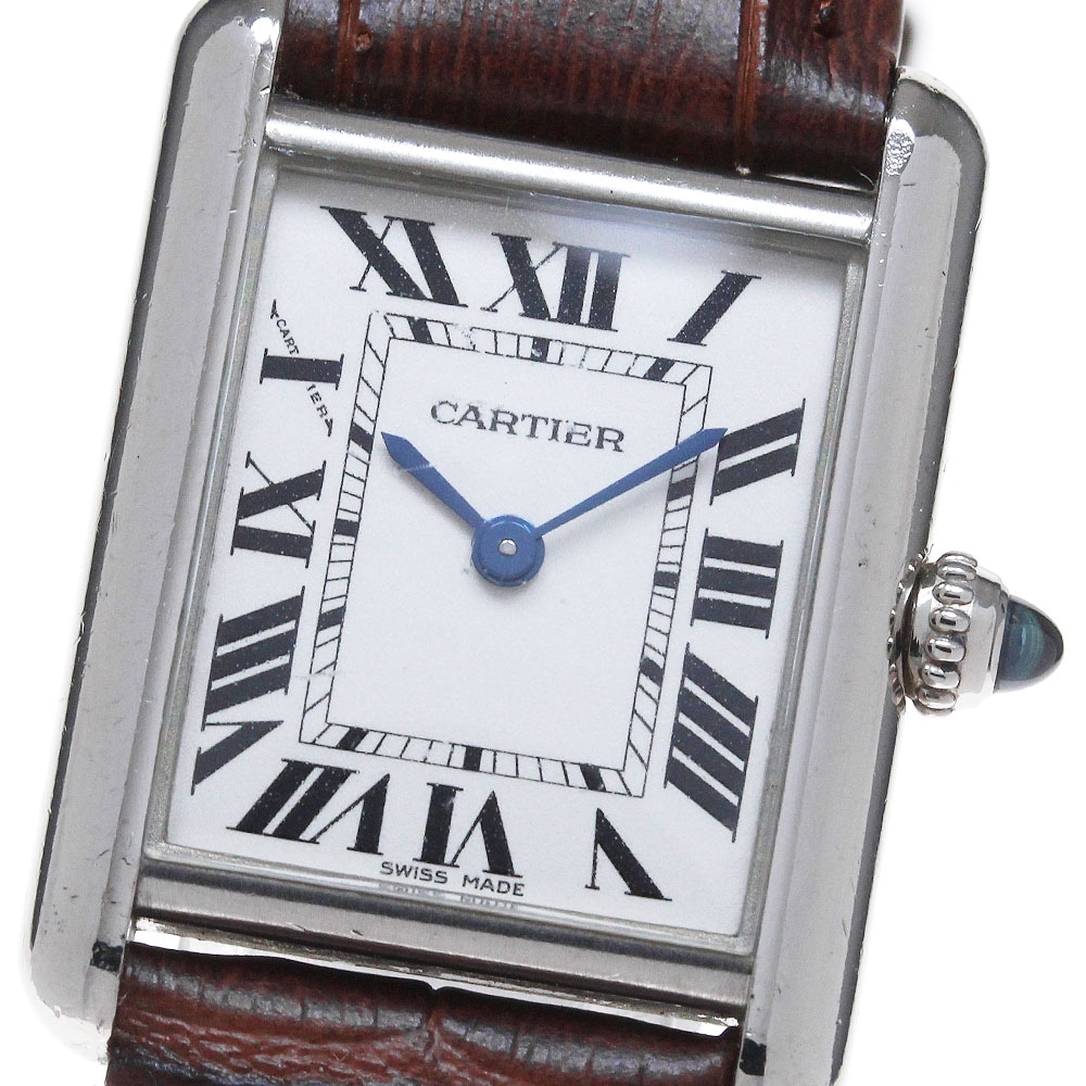カルティエ CARTIER W1541056 タンク ルイ K18WG クォーツ レディース _766568【中古】