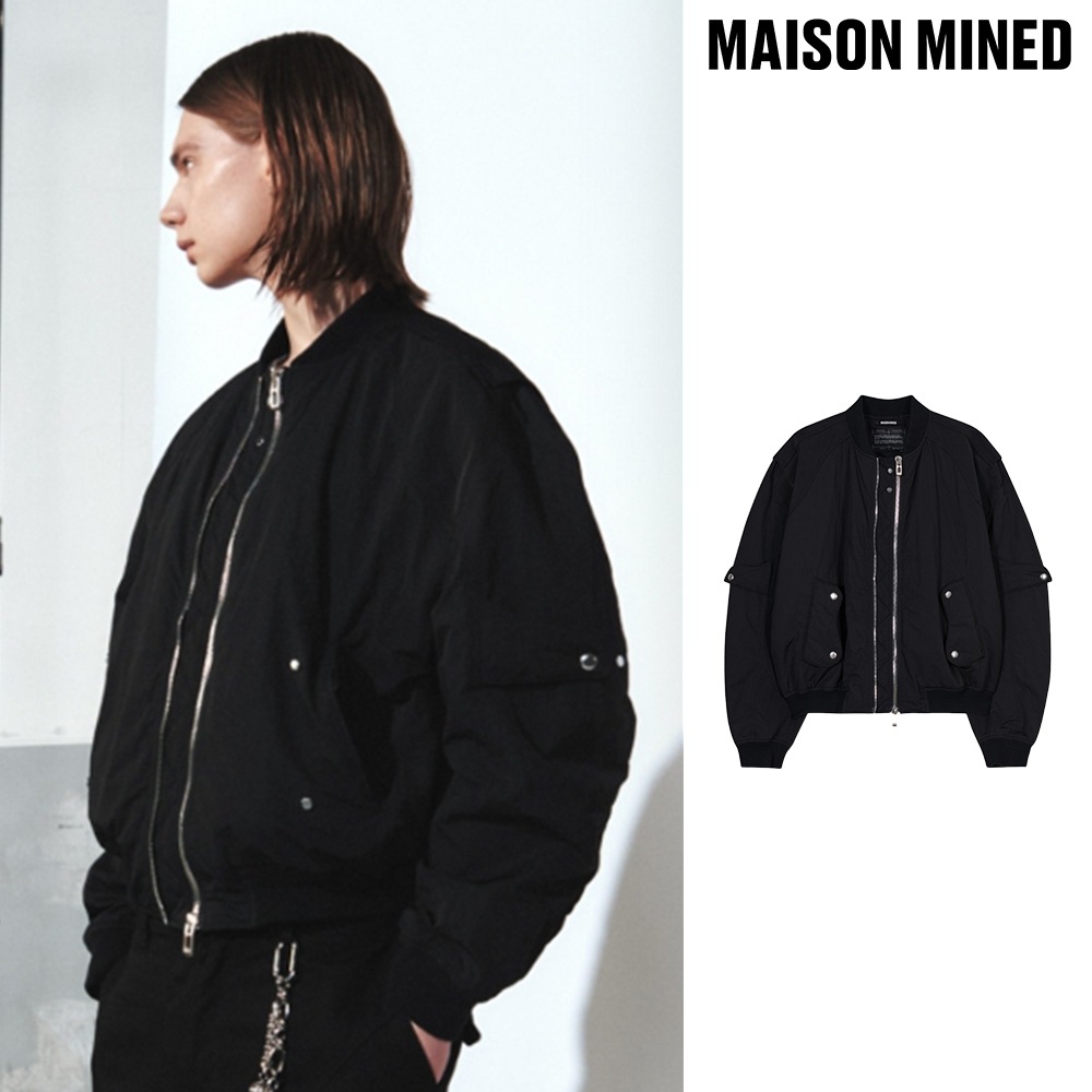 【MAISON MINED】 RIFT FLAP SHIRRING MA-1