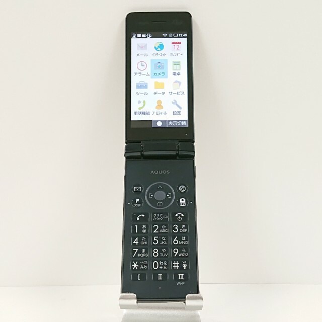 【ジャンク】AQUOS ケータイ3 NP805SH SoftBank ブラック 送料無料 本体 c14160 【中古】