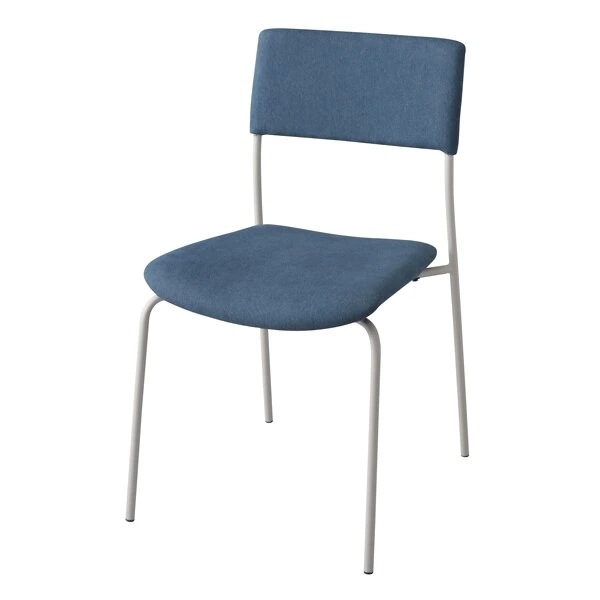 チェア 布製背もたれ 座面高47cm