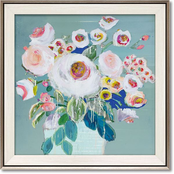 ユーパワー ミシェル/リベラ Gel加工 アートフレーム 「ハッピー ブーケ」