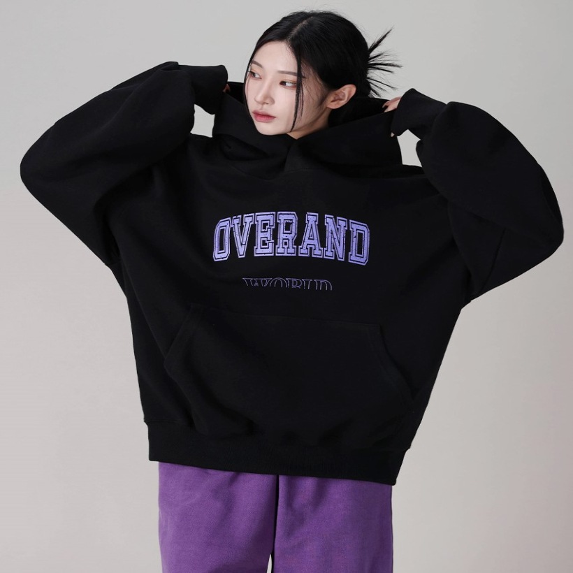 Hard Rock Lettering レディース オーバーフィット 起毛 パーカー 2COLOR 6,395円