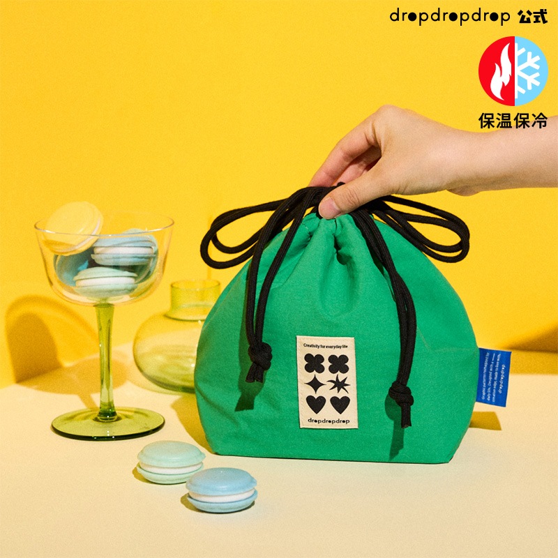 【dropdropdrop】抹茶グリーンもちディリーバッグ / ディリーバッグ / ミニディリーバック/ランチバック/保冷バッグ