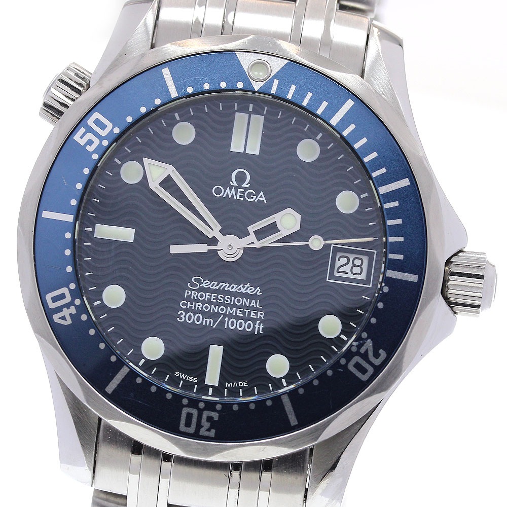 オメガ OMEGA 2551.80 シーマスター 300ｍ デイト 自動巻き ボーイズ _801819【中古】