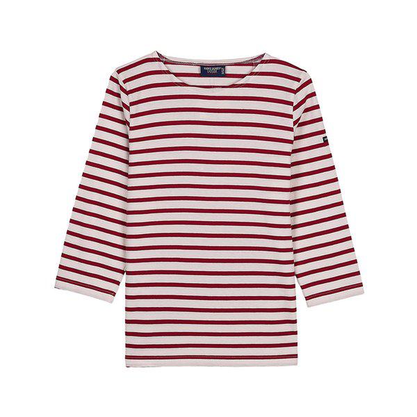 [セントジェームス] SS26 女性 ガラティ ツー Tシャツ GALATHEE II ECRU PERSAN