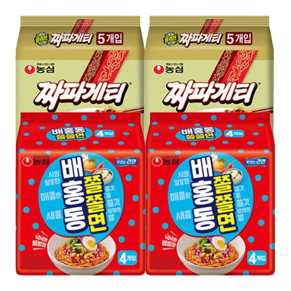 ベホンドル チョルジョルミョン 8個+チャパゲティ 10個