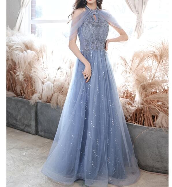 ロングドレス　美品　カラードレス　パーティー　結婚式　イブニングドレス　披露宴　大きいサイズ　演出