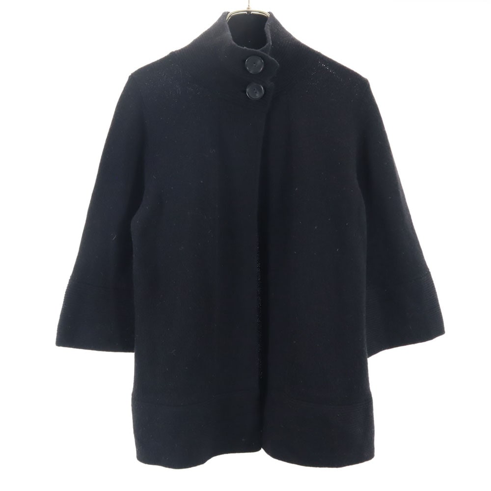 アウトドア 50370F0 7分袖 ニットカーディガン XS ブラック レディース