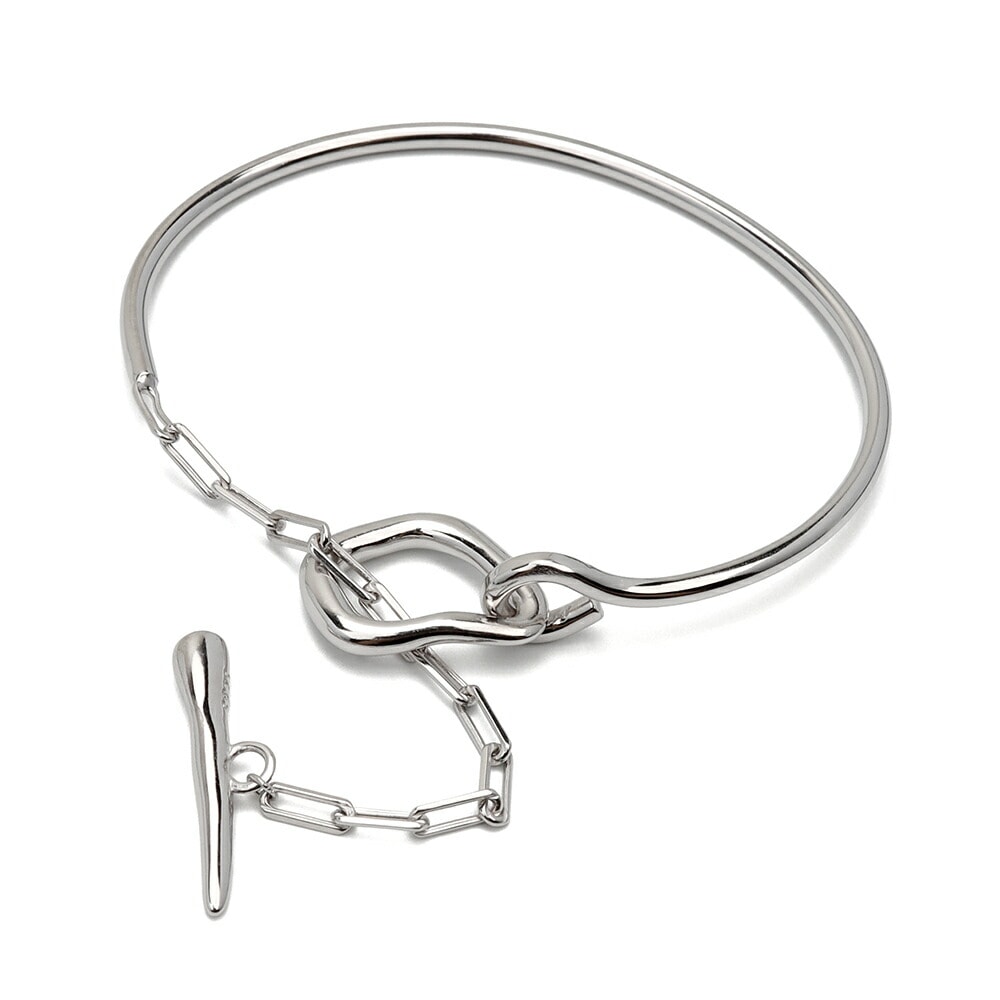 925 マンテル チェーン バングル [cb066]