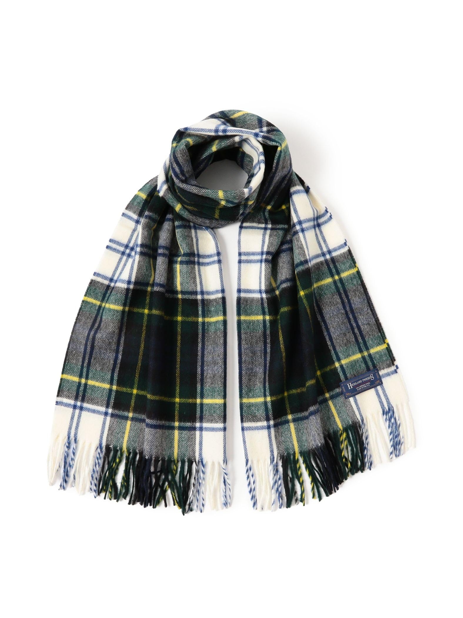 [ビームスボーイ] マフラー・スカーフ HIGHLAND TWEEDS チェック ストール 大 レディース
