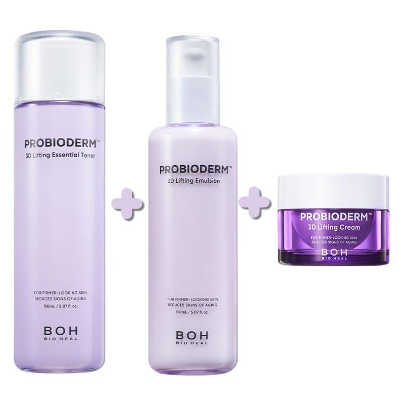【 プロバイオダーム3D スペシャル セット】3Dリフティングトナー150ml+エマルジョン150ml +クリーム15ml