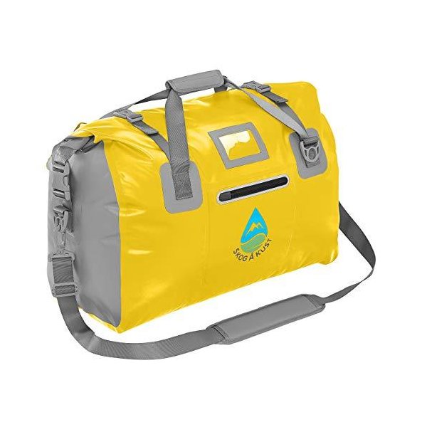 Skog Kust DuffelSak Waterproof Duffel Bag 40L Yellow 並行輸入品
