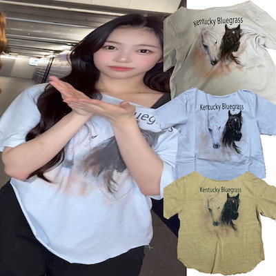 Sculptor ブラック Vネック Tシャツ 花柄 333 SCULPTOR Retro Logo Boxy Tee WHITE 22SU-I（スカルプター