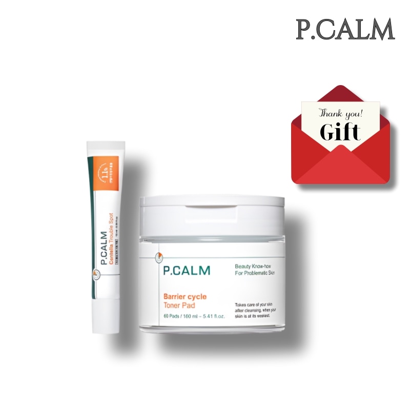 【肌ケア2点セット】バリアサイクルトナーパッド60枚＋センテラスポット15ml／毛穴・赤み・敏感肌におすすめ