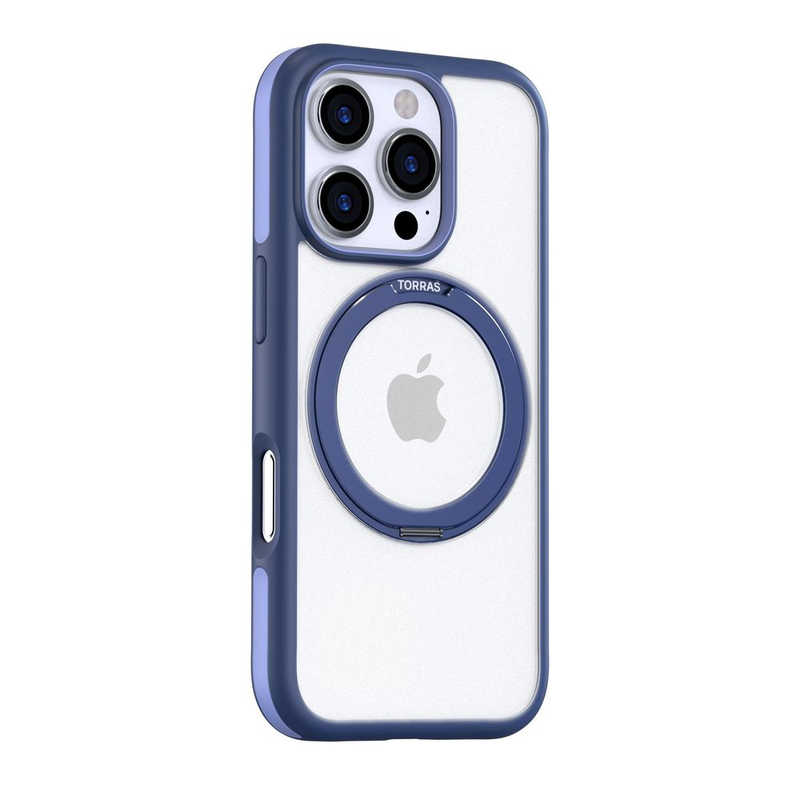 Torras - Ostand R Fusion case for iPhone 16 Pro(6.3インチ) ［ Navy Blue ］ Navy Blue Navy Blue　X00FX1799
