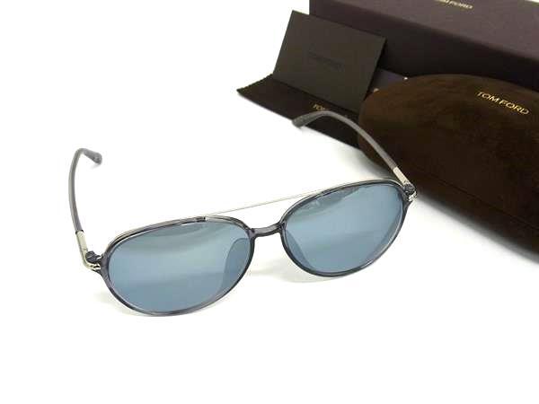 トムフォード サングラス 度入り サングラス メタル プラスチック TF637-K アジアンフィット シルバー クリアブラック メガネ めがね 眼鏡 ブランド 運転 ドライブ【本物保証】