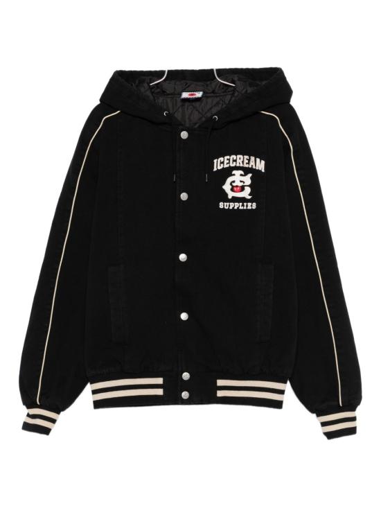 ICECREAM Men Jacket IC25401 WASHEDBLACK Black