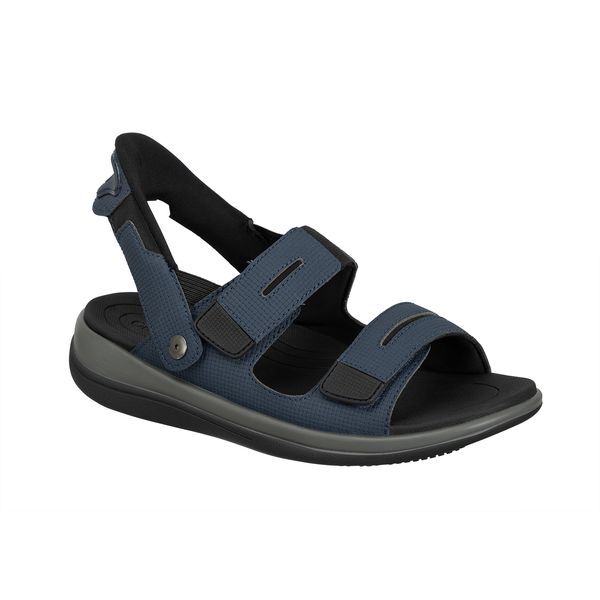 Orthofeet CALYPSO BLUE WIDE OF69021W 6 23.0cm ハンズフリーシューズ