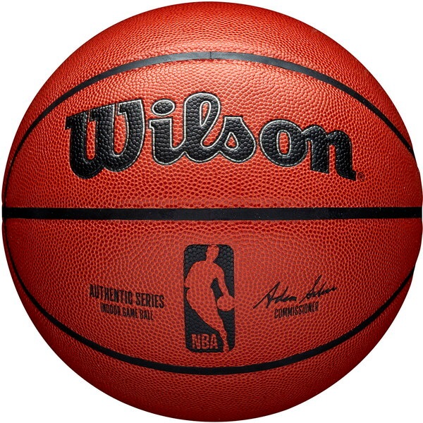 ウィルソン WTB7100XB07 NBA AUTHENTIC バスケットボール インドア 7号 ブラウン