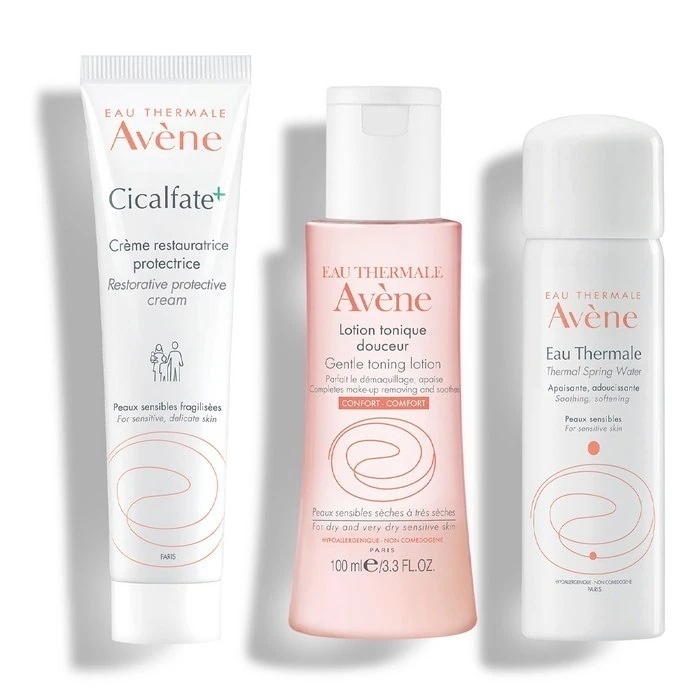 AVENE シカルパートプラス SOSクリーム 40mL + ジェントルトーニングローション 100mL + オテルマルミスト 50mL 肌鎮静セット