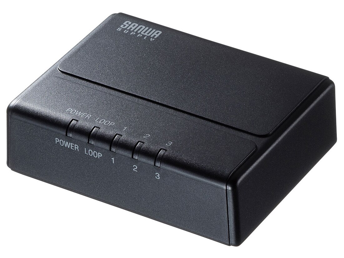 LAN-GIGAP301BK スイッチングハブ[3ポート/Giga対応]