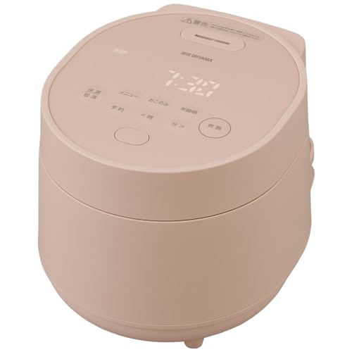 アイリスオーヤマ ジャー炊飯器 3.0合 一人暮らし 極厚火釜 コンパクトサイズ おしゃれ RC-MGA30-P ピーチピンク