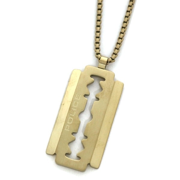 ネックレス メンズ 正規品 アクセサリー RAZORBLAD シルバー GN0005503
