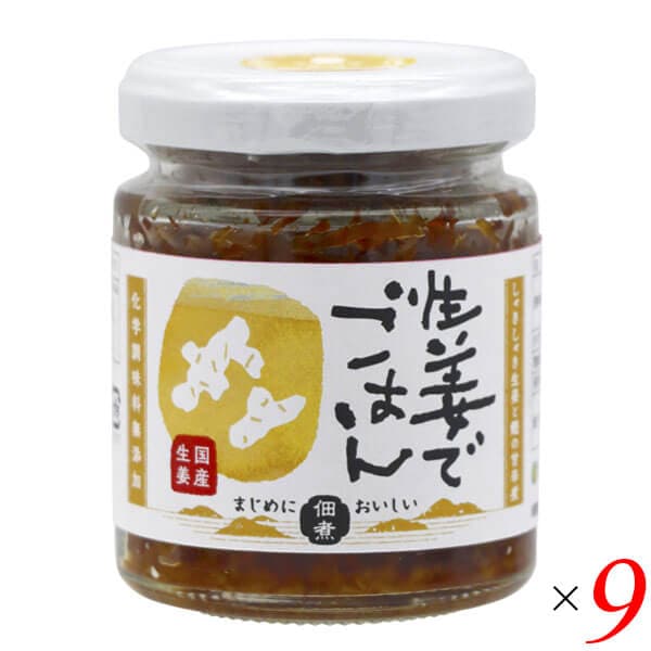 マルシマ 生姜でごはん 70g 9個セット