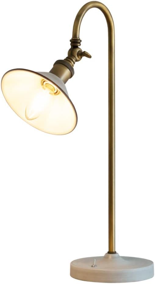 テーブルランプ デスクライト 1灯 E17 卓上 アンティーク 北欧 シャビーシック 間接照明 電球別売 グレー ホワイト ゴールド Padista パディスタ