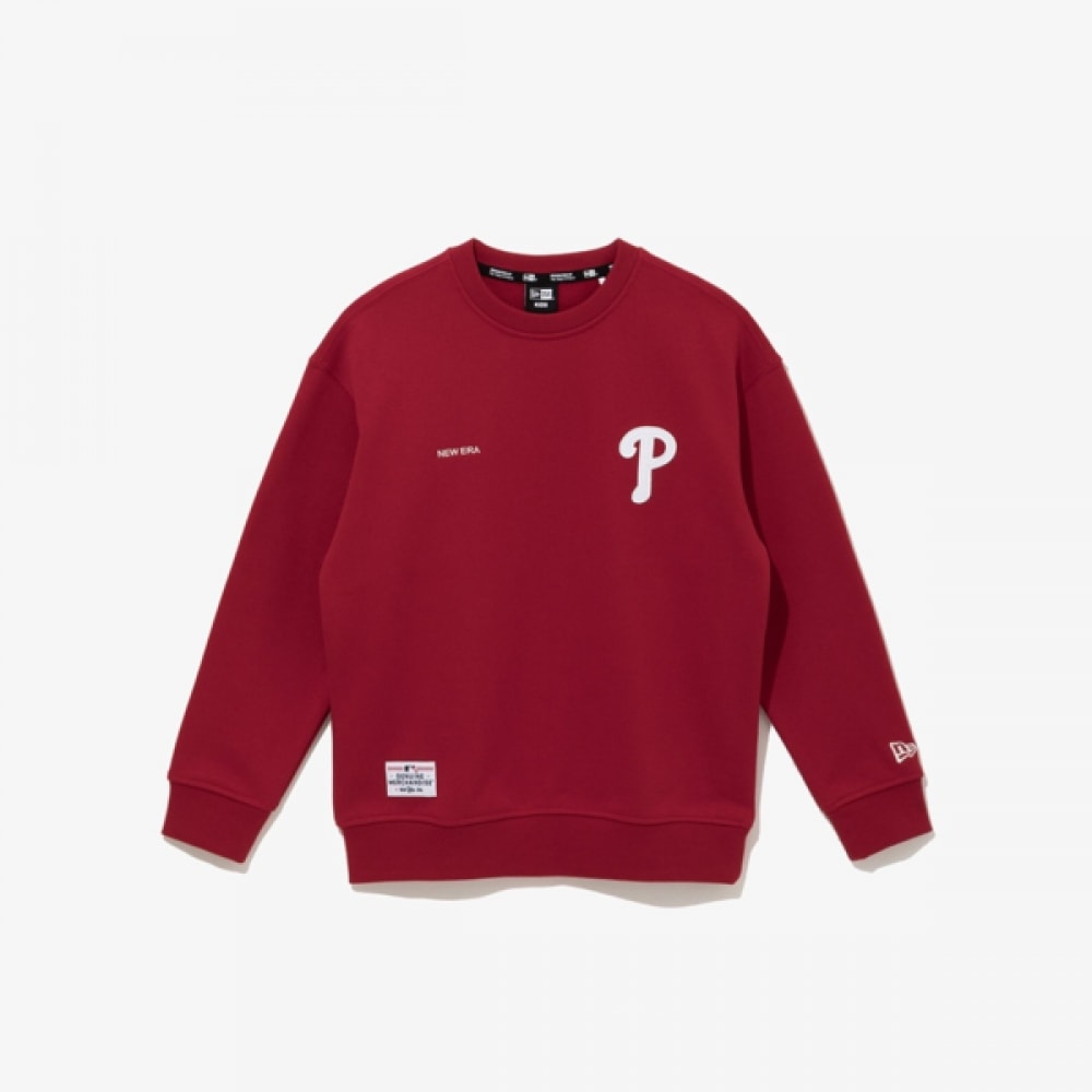 MLB フィラデルフィア・フィリーズ チームロゴ スウェットシャツ レッド