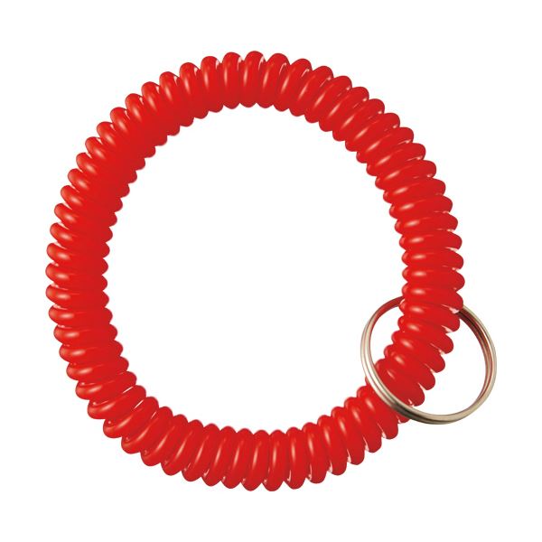 (まとめ) ティティメディカル キーリング レッド1個 (×30セット)