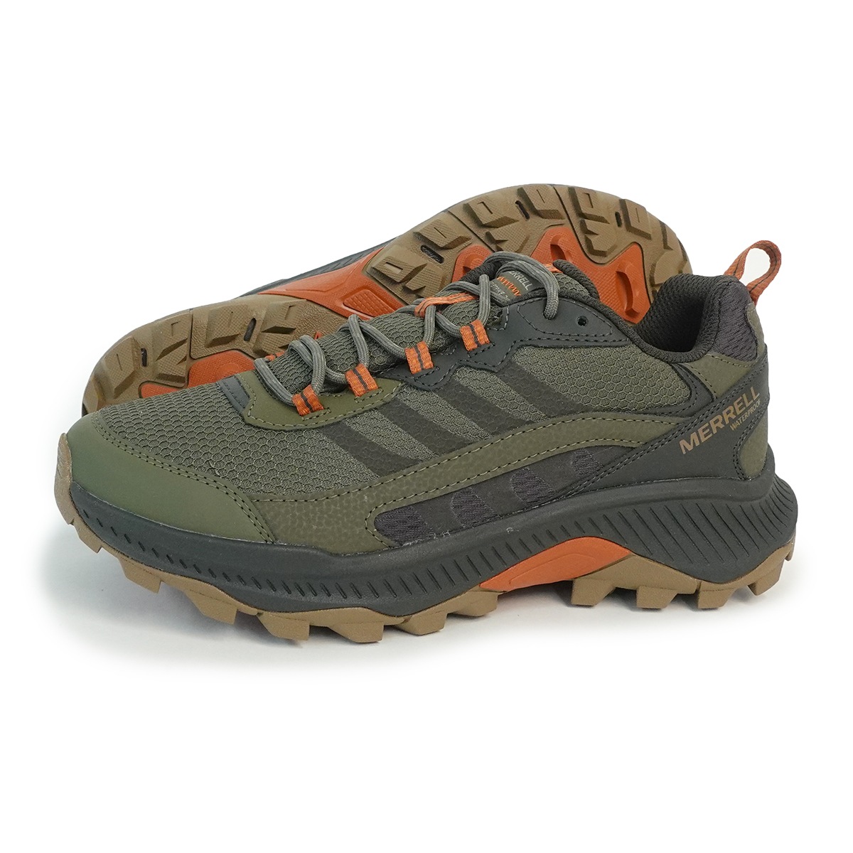 メンズ スニーカー スピードストライク2 ウォータープルーフ 037843 オリーブ SPEED STRIKE 2 ハイキング