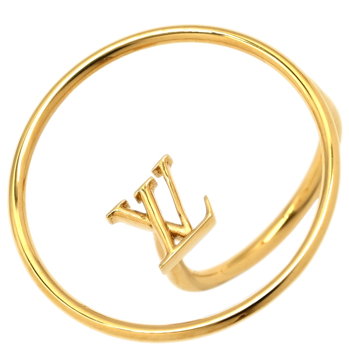ルイヴィトン リング 指輪 バーグ LV エクリプス メタル ゴールド #S BAGUE LV ECLIPSE 11号 M00768 LE 1252 【箱】【中古】