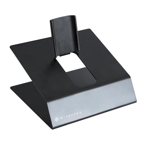 宮武製作所【組み立てが必要です】卓上型ヘルメットディスプレイスタンド GALEA（ガレア） ブラック HST-100-BK【高さ約21cm】