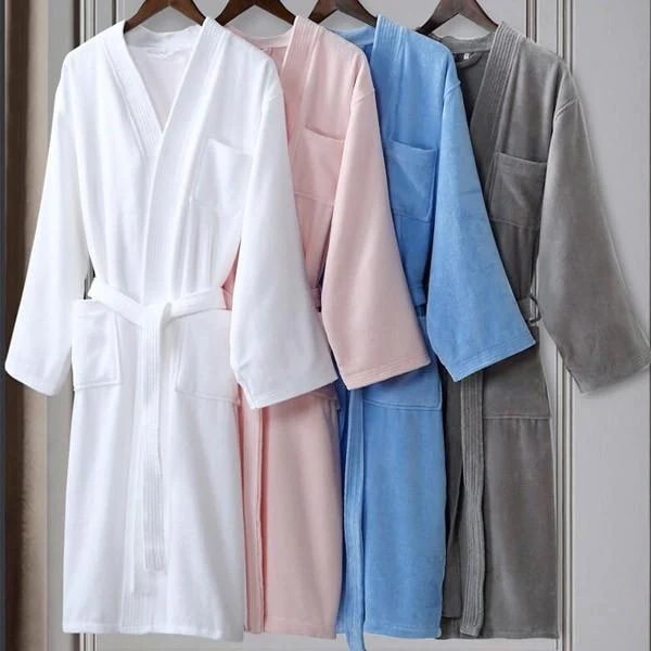 メンズ バスローブ メンズ タオル地 バスローブ ナイトガウン 綿ロング丈 ユニセックス レディース ホテル ローブ 男女兼用 ルームウェア レディース 薄手