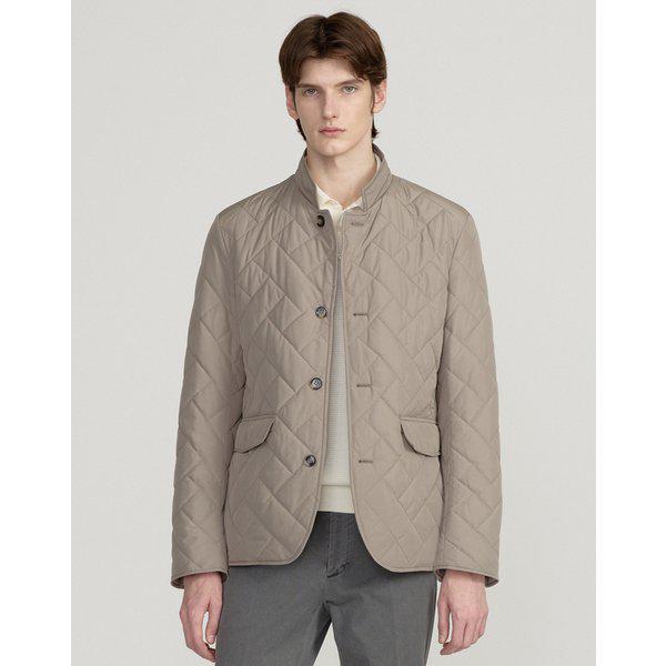 [25SS] [ハイランダー] ベージュプレミアムキルティングジャケット型ジャンパー DMJU5AC11I2