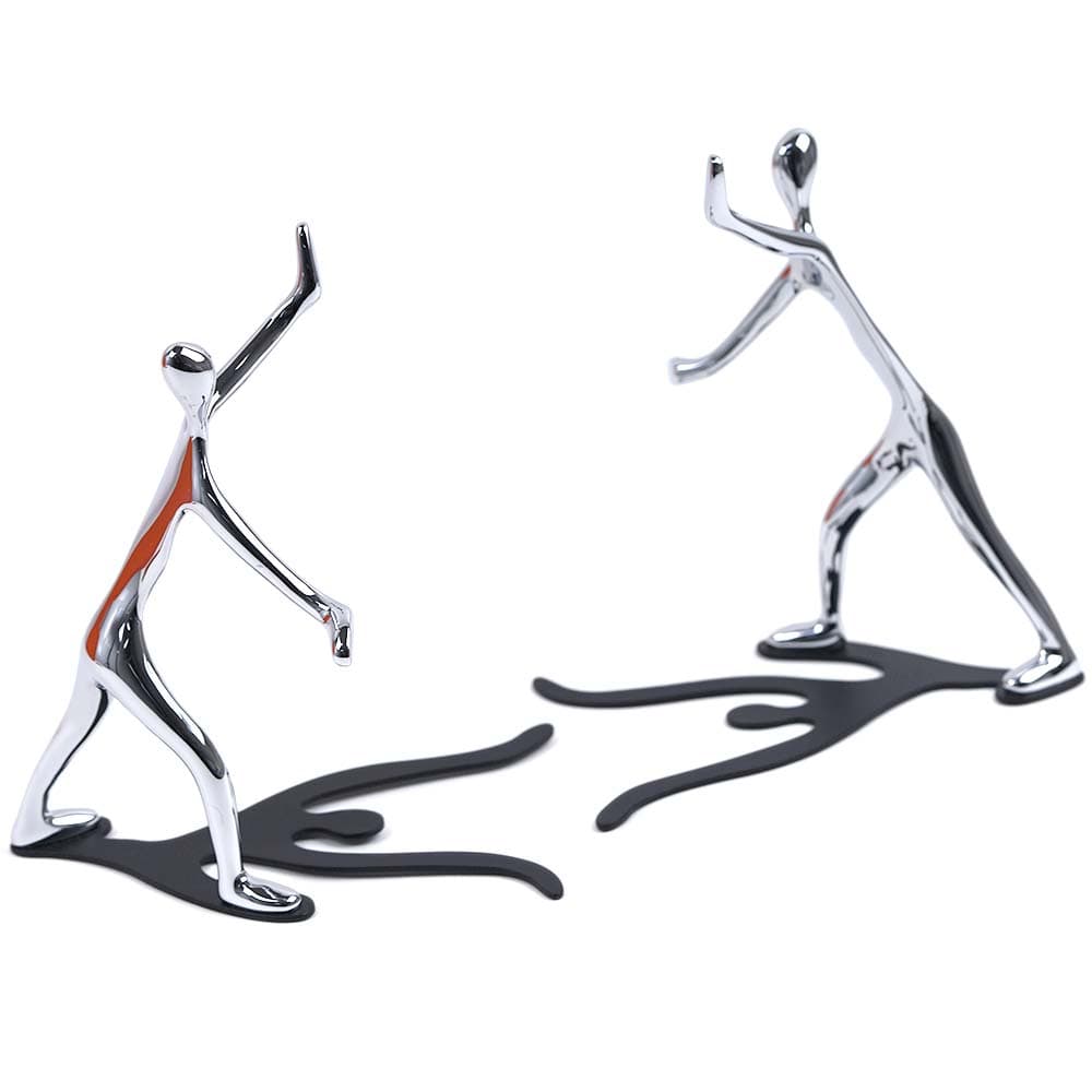 [訳ありアウトレット/箱] ムクルゴヤール ブックエンド 本立て 雑貨 インテリア ユニーク おしゃれ デザイン シルバー ブラック MUKUL GOYAL ID Bookends MG602 522