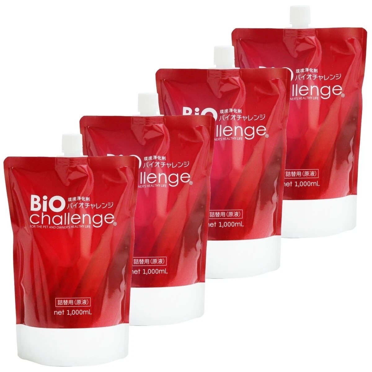 安定化二酸化塩素 バイオチャレンジ 2倍希釈/詰替用 1L4本