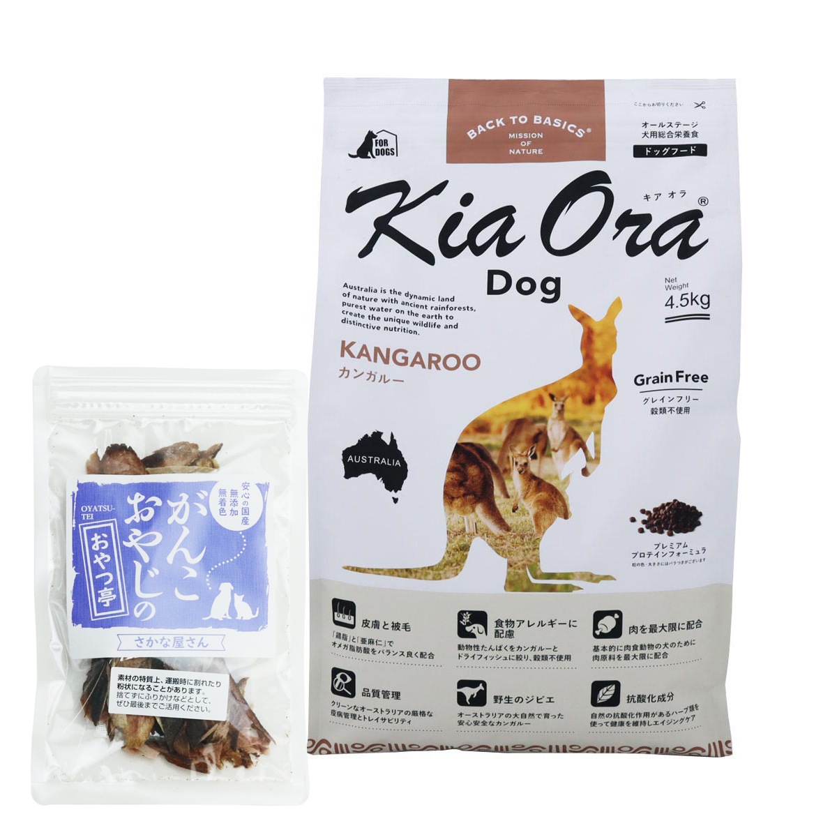 ドッグフード カンガルー 4.5kg【国産無添加さかなのおやつ付き】