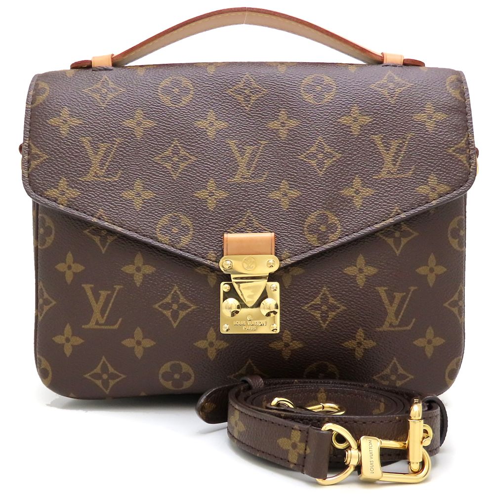 モノグラム ポシェットメティスMM M44875 ショルダーバッグ 2Way ブラウン/352615【中古】