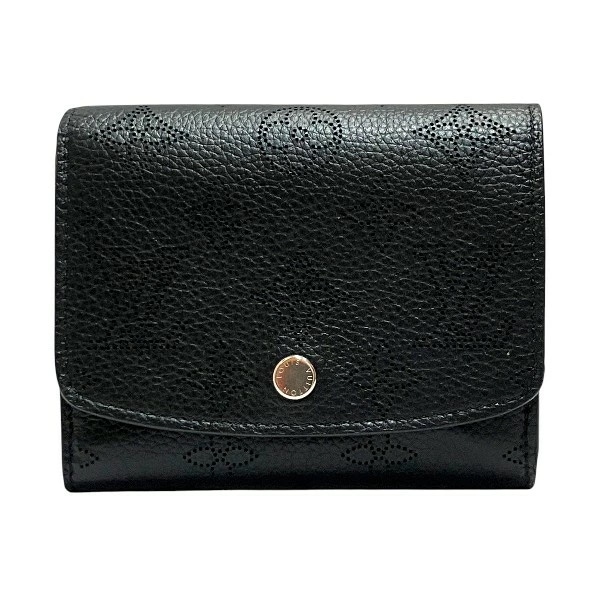 ルイヴィトン マヒナ ポルトフォイユイリスコンパクト M62540 2つ折り財布 【中古】