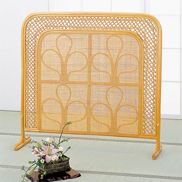 ラタンスクリーン 籐 衝立 小サイズ 幅105cm