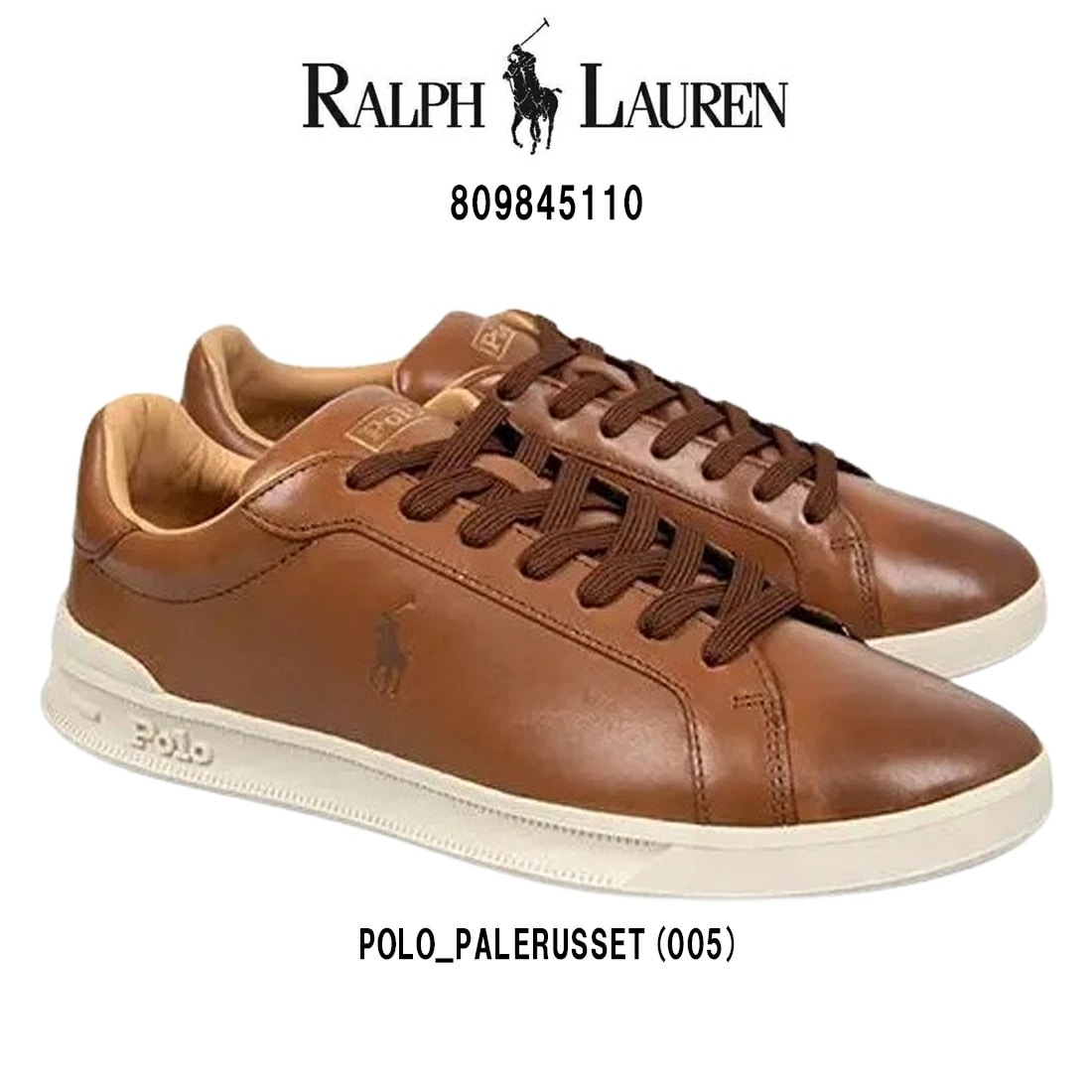 POLO RALPH LAUREN スニーカー レザー シューズ カジュアル メンズ 男性用 靴 809845110