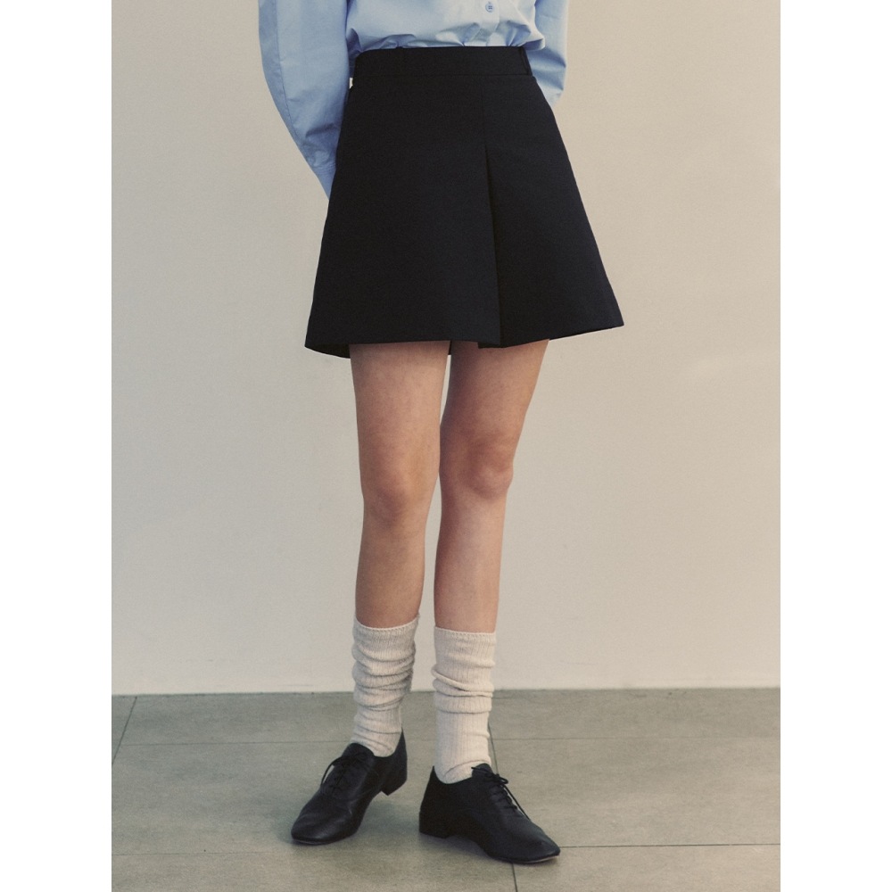 AND YOU MAILI Aラインスカート（ブラック）