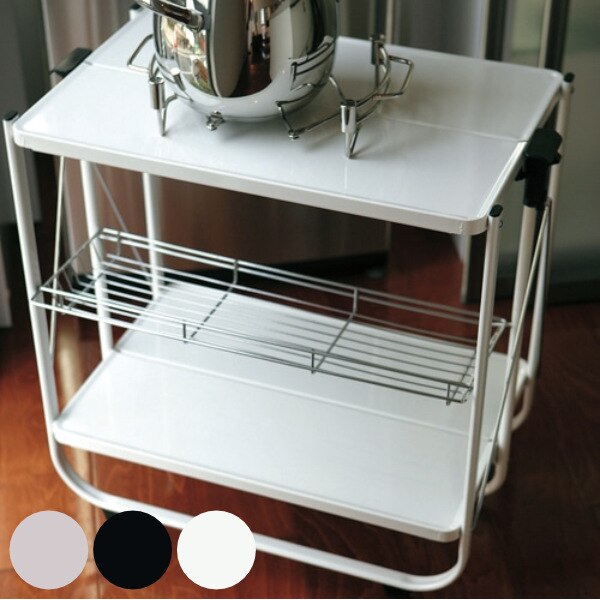 キッチンワゴン 折りたたみ キャスター付き DULTON ダルトン フォールディング