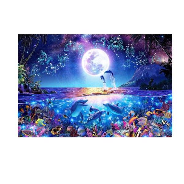 やのまん1000ピースジグソーパズル 10-1456 ラッセン セレスティアルファミリー 50× 75cm