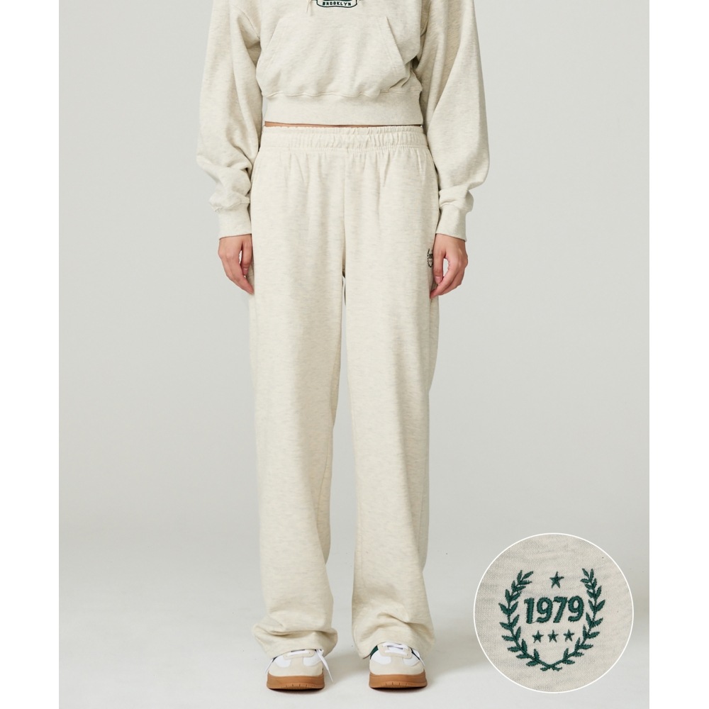TAKEASY ウーマンズ 1979 月桂樹 ワイドパンツ（オートミール）